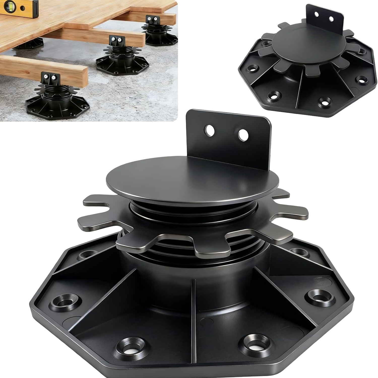 Adjustable Deck Pedestals 12 Pack (30-60mm)